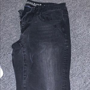 Black super stretch jeans